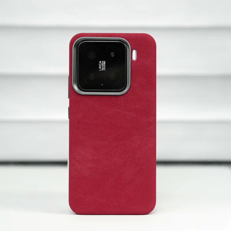 PENGKEXING Leather Material Microfiber Flannel Magnetic Phone Cases Compatibility With Xiaomi 15/14 Pro Trendy And Cool-21