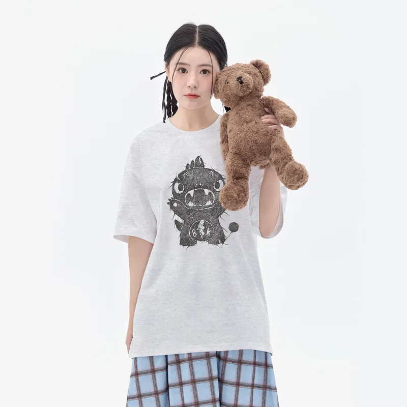 BTK T Shirt Unisex Heather Gray-3