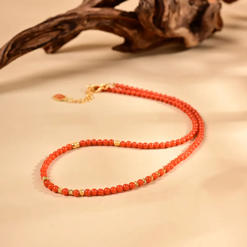 Palace And Amulet Southern Red Agate Necklaces Women's-3