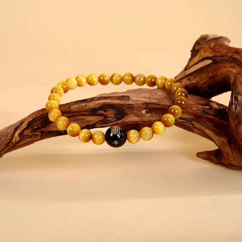 Palace And Amulet Tiger's Eye Stone Bracelets Women's-1