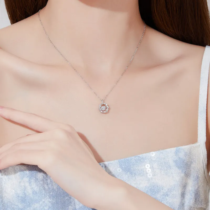 Huaying S925 Silver Necklaces Women's Good Luck-2
