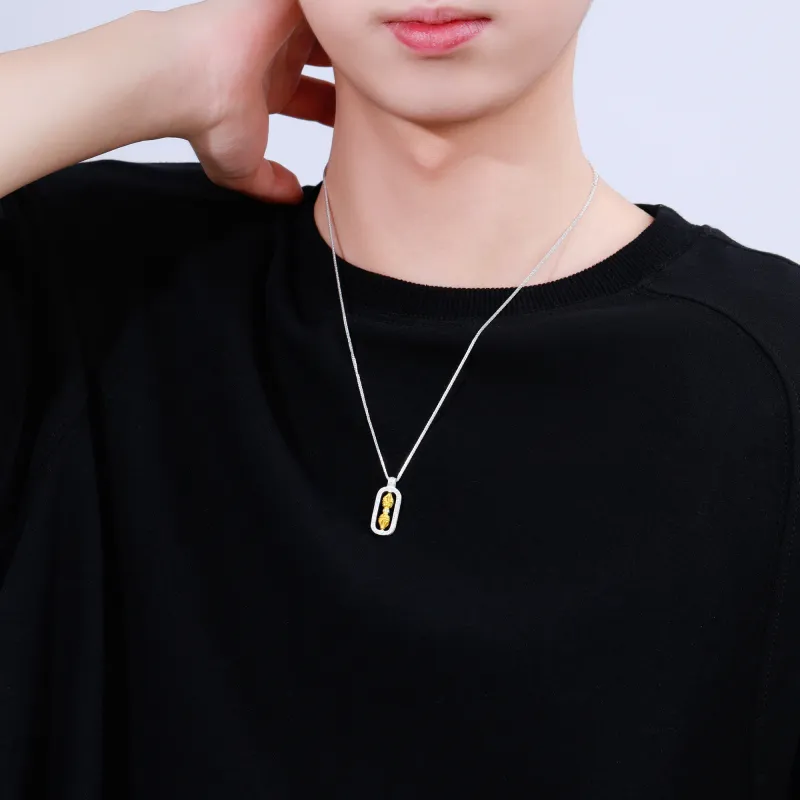 Huaying 999 Fine Silver Necklaces Unisex-3