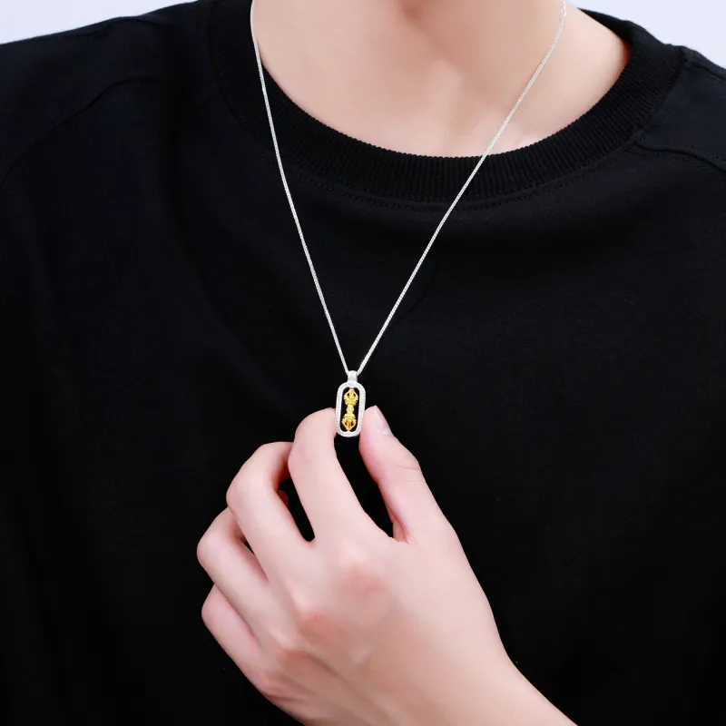 Huaying 999 Fine Silver Necklaces Unisex-5