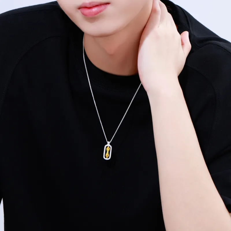 Huaying 999 Fine Silver Necklaces Unisex-1
