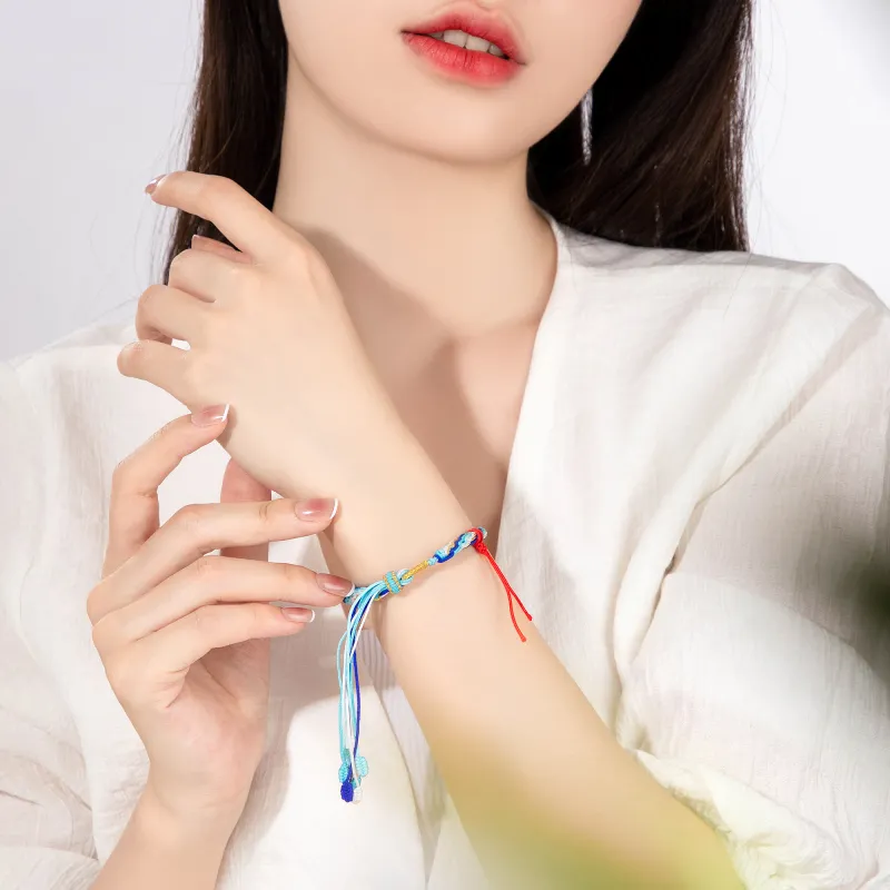 Huaying Braided String Bracelets Unisex-1