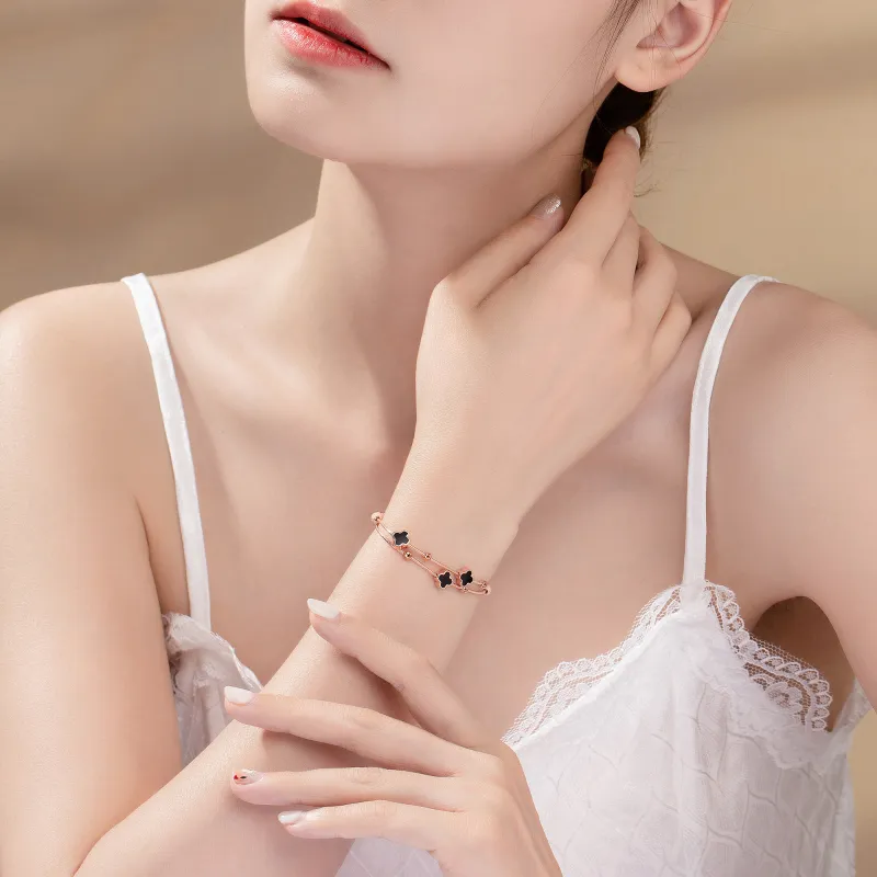 Huaying S925 Silver Bracelet Comes With Women's Women's Good Luck-2