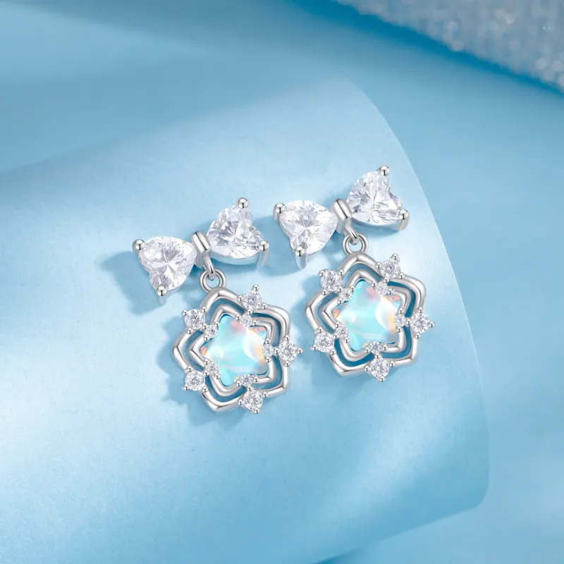 Huaying S925 Silver Earrings Women's-3