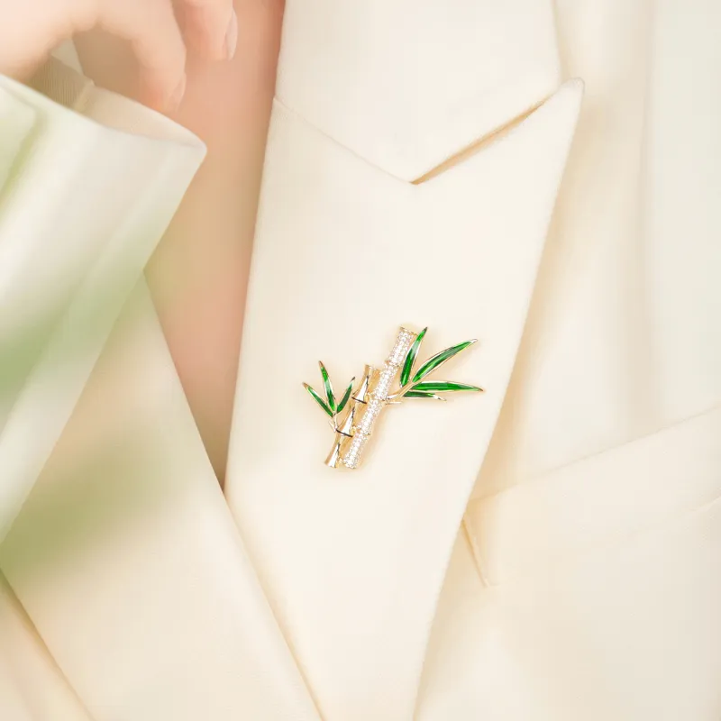 Huaying Zircon Brooches Women's-4
