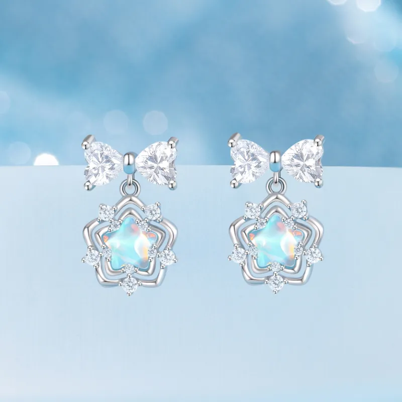 Huaying S925 Silver Earrings Women's-1