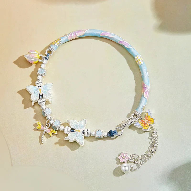 Huaying Sterling Silver Main Body Bangles Women's-5