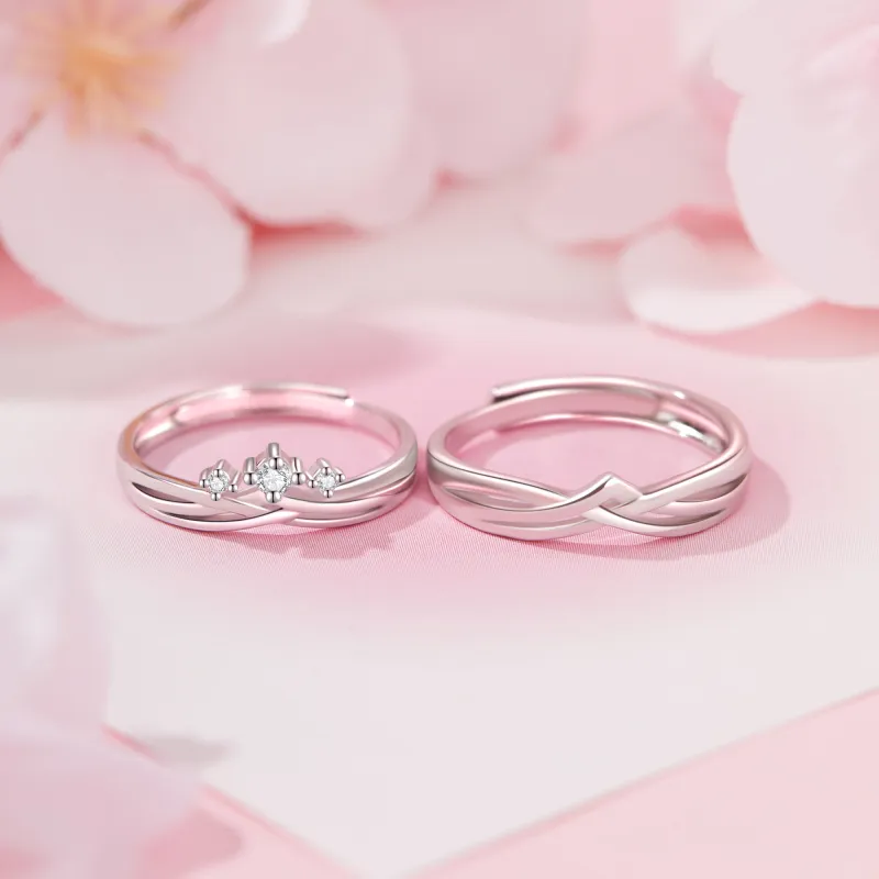 Huaying 925 Sterling Silver Rings Unisex-3