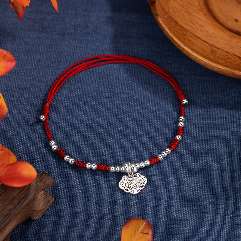 Huaying 925 Sterling Silver Anklets Women's-2