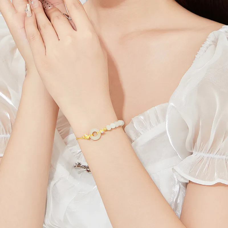 Huaying S925 Silver Bracelet Comes With Women's Women's Good Luck-2