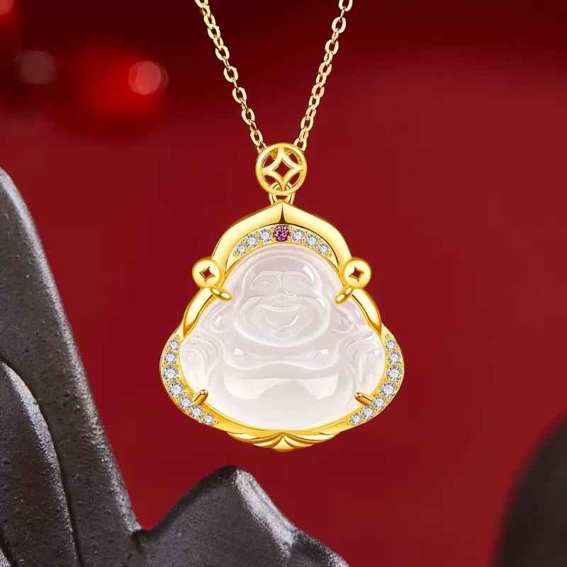 Huaying S925 Silver Necklace For Women's Women's Good Luck-4