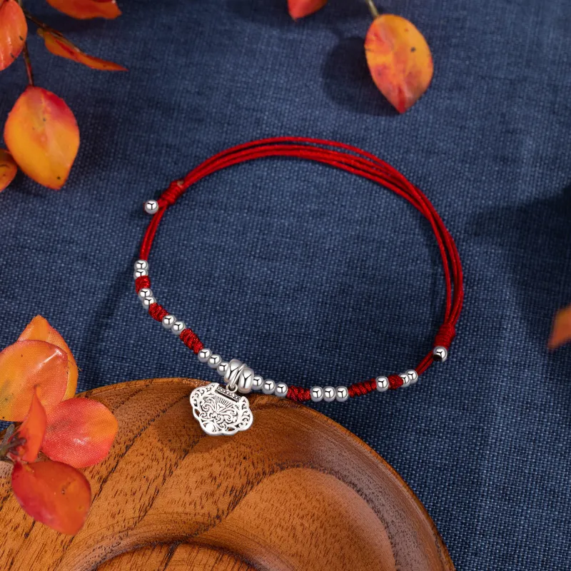 Huaying 925 Sterling Silver Anklets Women's-4
