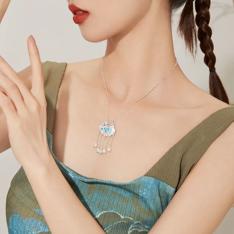 Huaying 925 Sterling Silver, Sterling Silver 990 Necklaces Women's-1