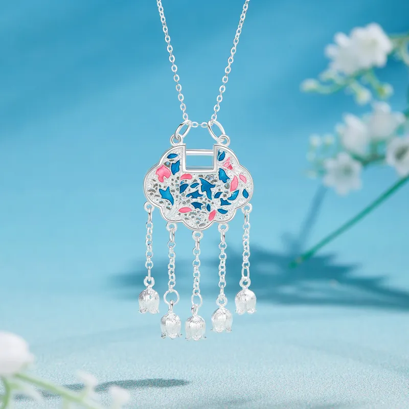 Huaying 925 Sterling Silver, Sterling Silver 990 Necklaces Women's-2