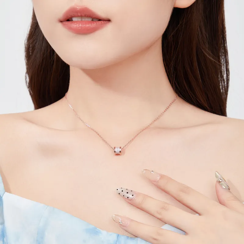 Huaying 925 Sterling Silver Necklaces Women's-4
