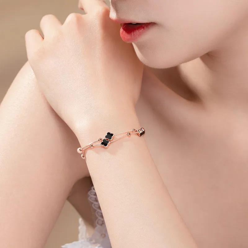 Huaying S925 Silver Bracelet Comes With Women's Women's Good Luck-4