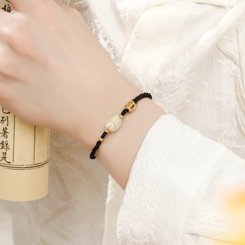 Huaying Rutilated Quartz Bracelets Unisex Good Luck-2