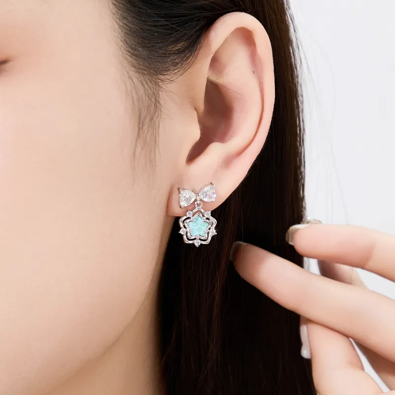 Huaying S925 Silver Earrings Women's-2