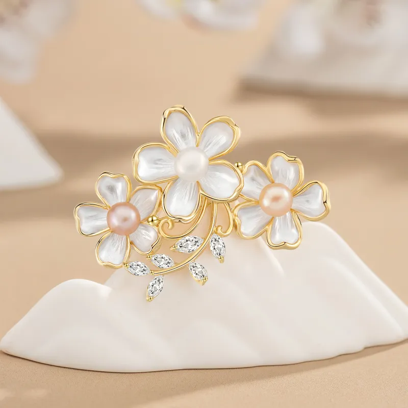 Huaying Copper Brooches Women's-4