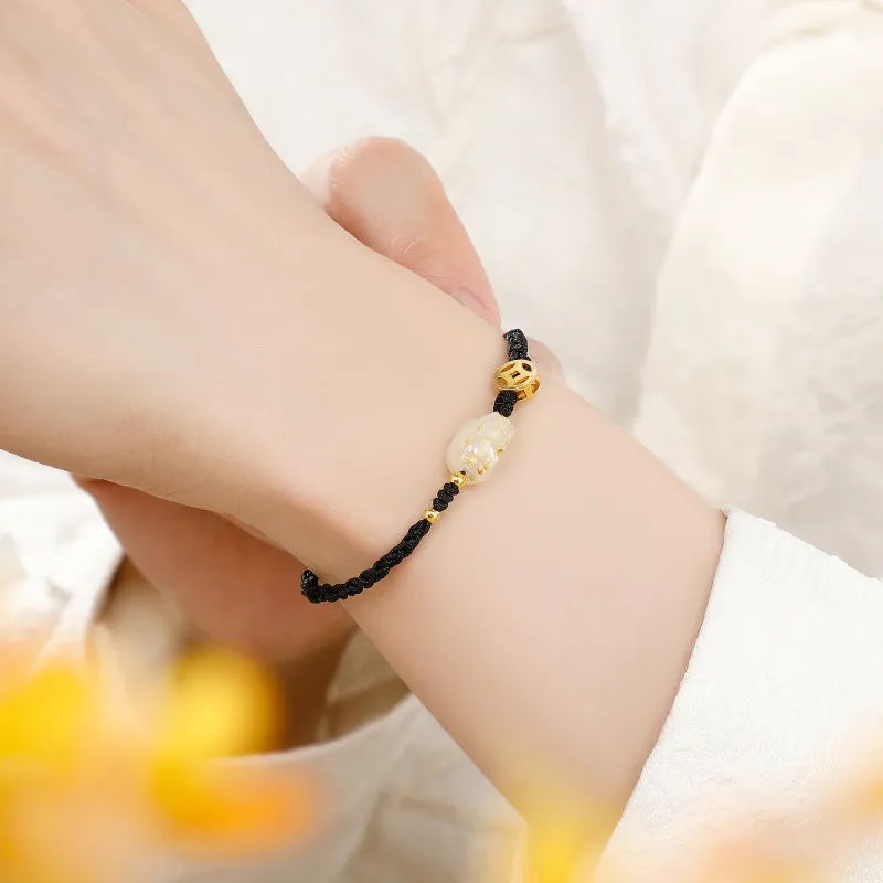 Huaying Rutilated Quartz Bracelets Unisex Good Luck-4