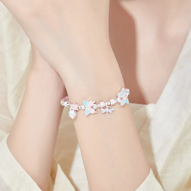 Huaying Sterling Silver Main Body Bangles Women's-3