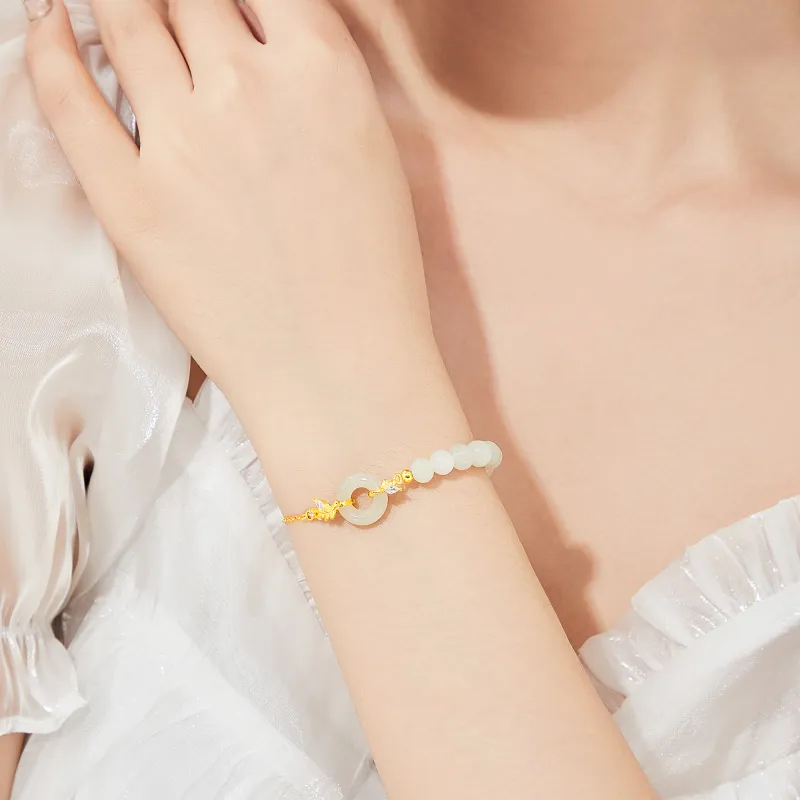 Huaying S925 Silver Bracelet Comes With Women's Women's Good Luck-4