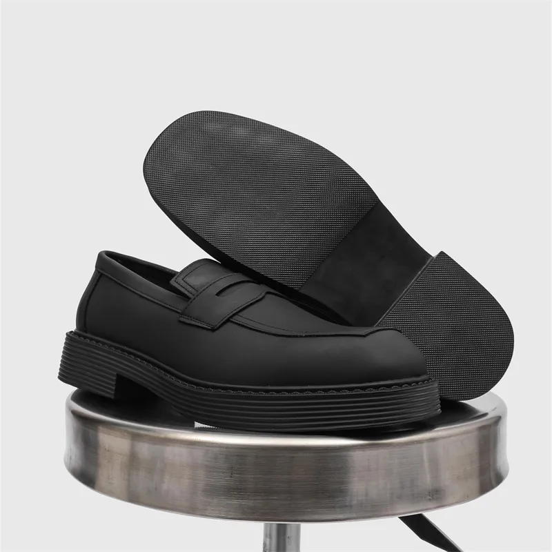 SOBB Loafers Men Black/Red/Brown/Green/Patent Leather/Blue/Purple/Charcoal Black/Gray-47