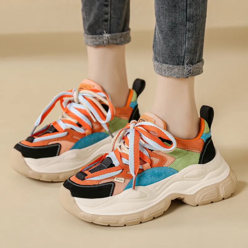 SOBB Low Top Chunky Sneakers Women's-2