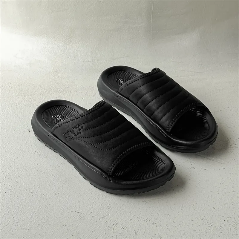 SOBB Slide Slippers Men's Black-2