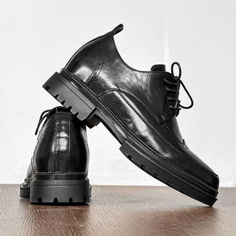 SOBB Men's Casual Shoes Men Low Top Black-1