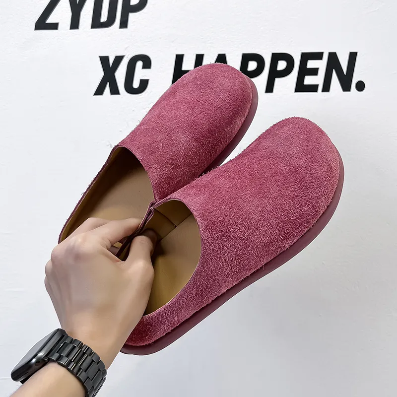 SOBB Rubber Sole Abrasion Resistant Slip Resistant Closed Toe Slippers Men's-10