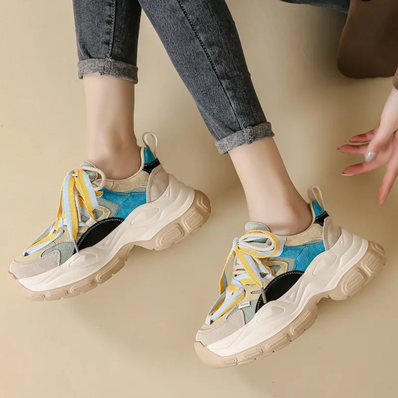 SOBB Low Top Chunky Sneakers Women's-8