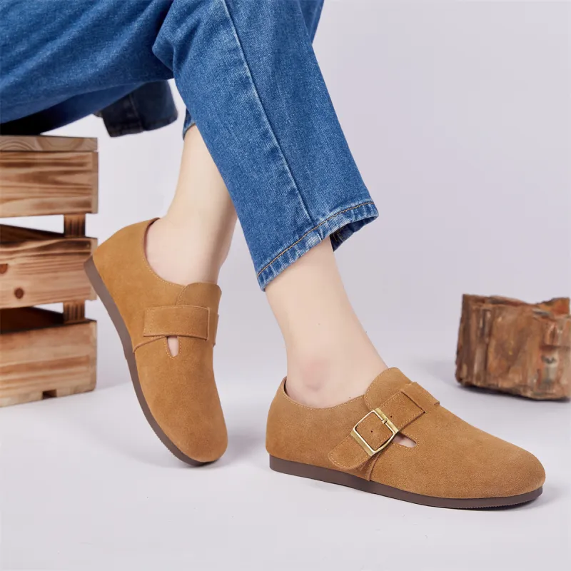 SOBB Casual Single Shoes Women's Camel-2