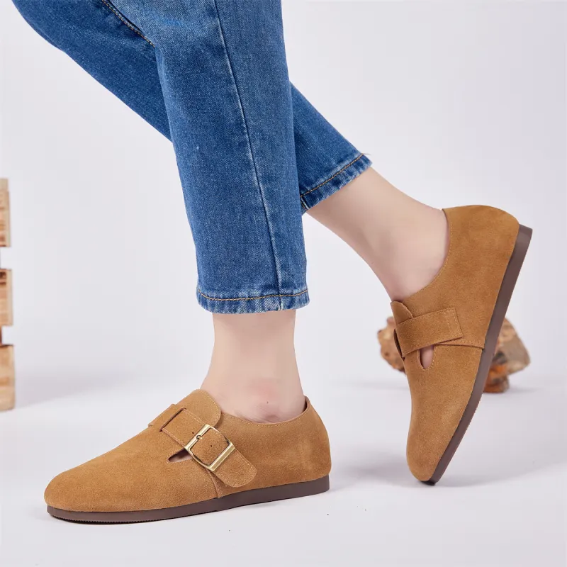 SOBB Casual Single Shoes Women's Camel-5