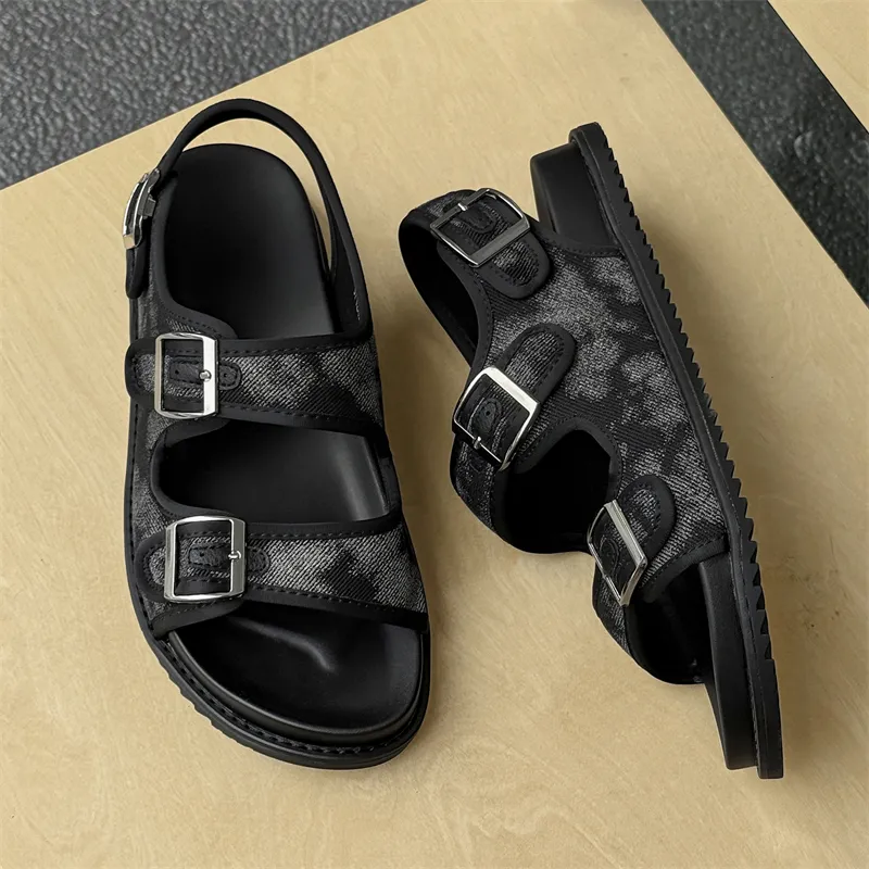 SOBB Beach Sandals Men Black-5