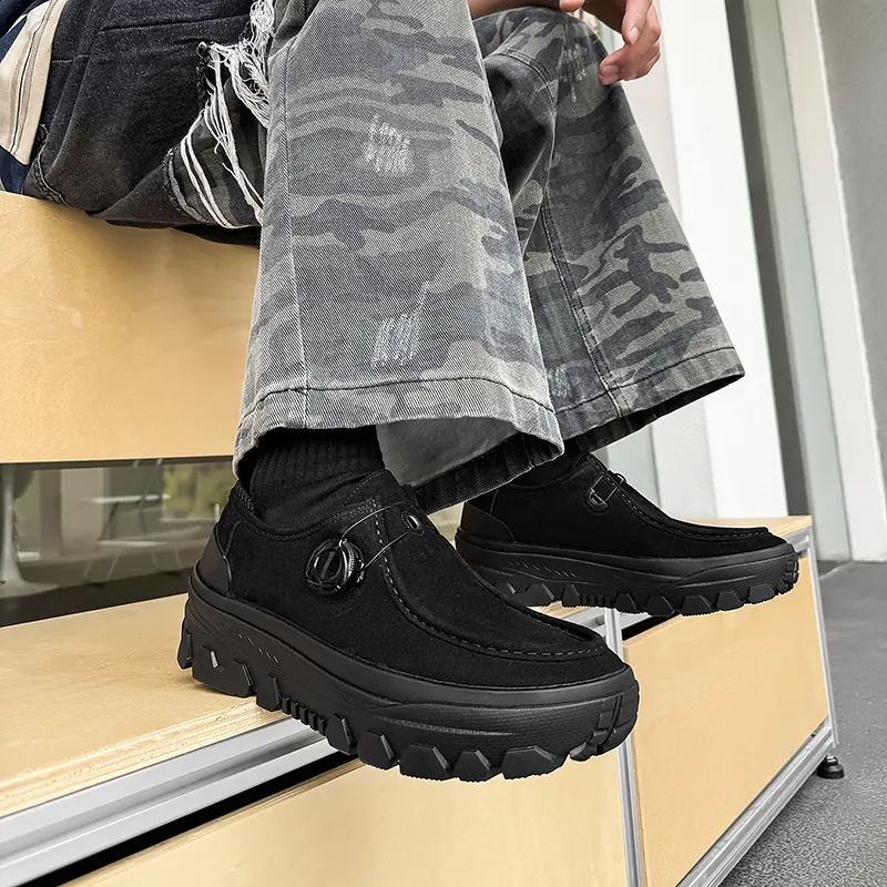 SOBB Shock Absorbers With Slip Resistant And Abrasion Resistant Properties Low Top Casual Shoes Men's-2