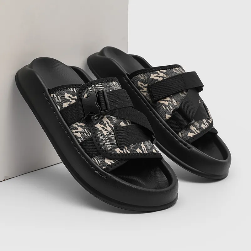 SOBB Abrasion Resistant Cushioning Slide Slippers Men's-2
