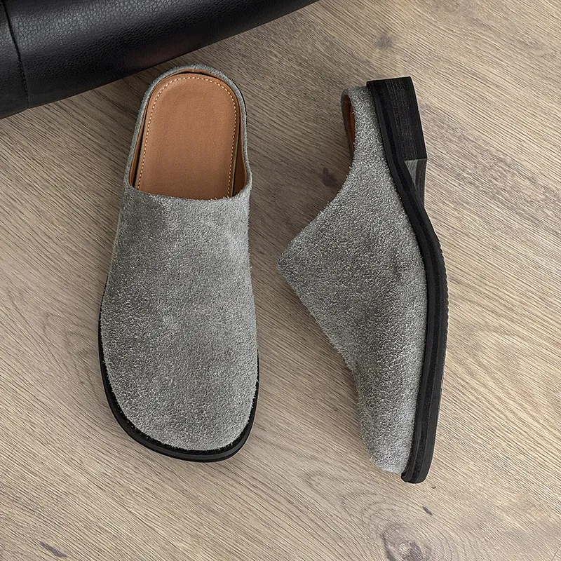 SOBB Abrasion Resistant Slip Resistant Closed Toe Slippers Men's-15