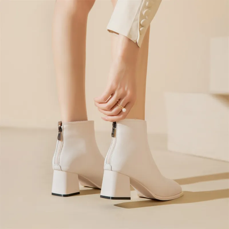SOBB Ankle Boots Women's Black/White-8