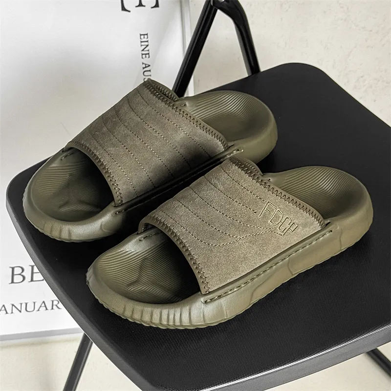 SOBB Slide Slippers Men's Black-7
