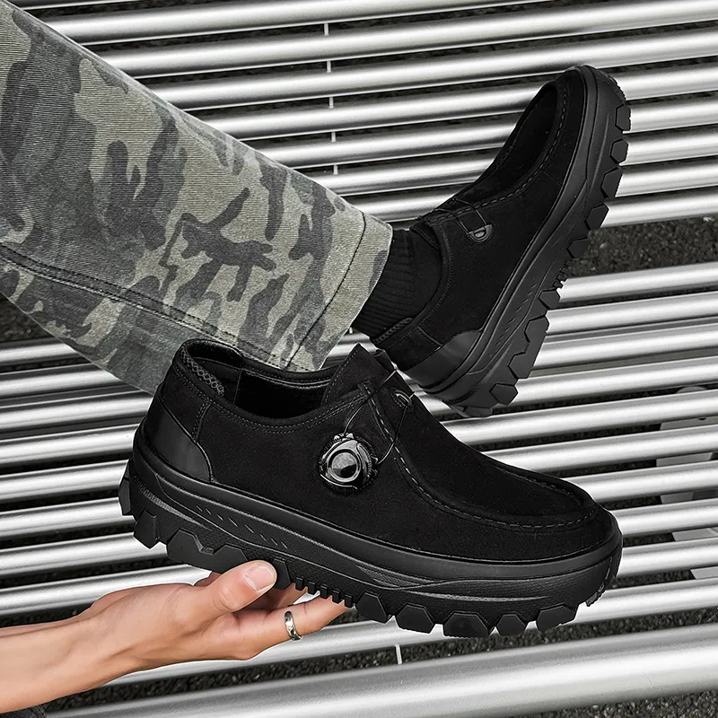 SOBB Shock Absorbers With Slip Resistant And Abrasion Resistant Properties Low Top Casual Shoes Men's-5