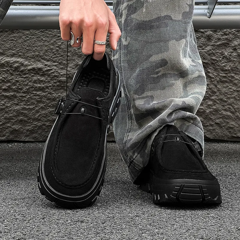 SOBB Shock Absorbers With Slip Resistant And Abrasion Resistant Properties Low Top Casual Shoes Men's-3