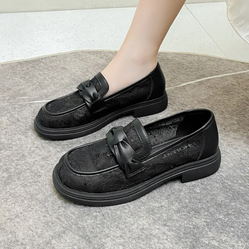 SOBB Loafers Women's Black/White-3