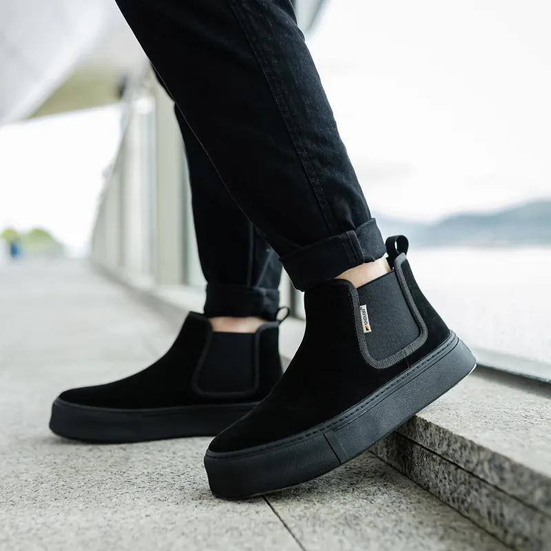 SOBB Short Chelsea Boots Men's Black-10