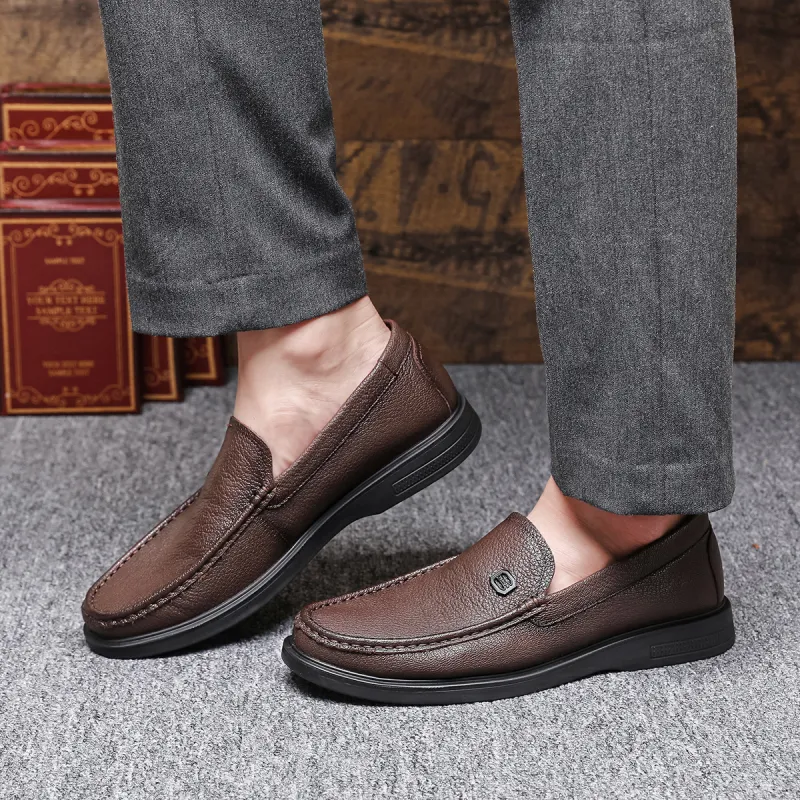 SOBB Dress Shoes Men Low Top Black, Brown-19