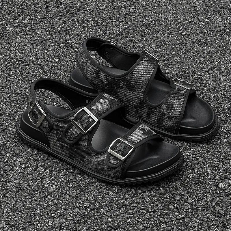 SOBB Beach Sandals Men Black-1