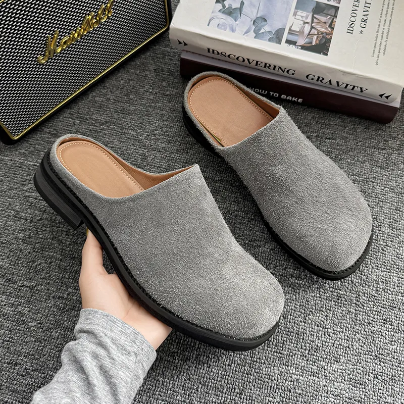 SOBB Abrasion Resistant Slip Resistant Closed Toe Slippers Men's-17